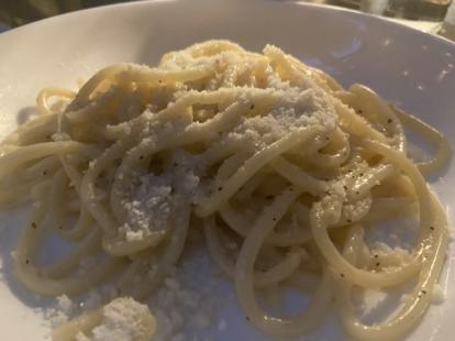 Cacio e pepe pasta at Cecconi’s #food 2022 $22 