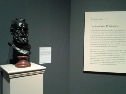 A  bust of  Victor  Hugo  by  August  Rodin at the  Saint  Louis Art Museum
