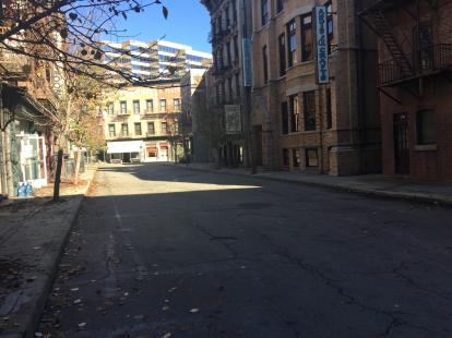 Hennessy Street at Warner Brothers studio. Used for ER, Annie, and Batman 