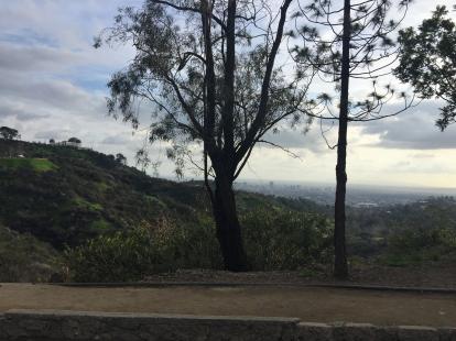 Griffith Park overlooking Los Angeles 