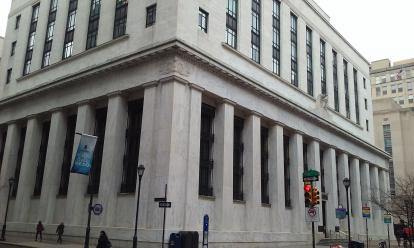 Federal Reserve Bank of Philadelphia Building. Part of the Jefferson campus. 