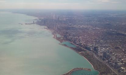 Chicago from above. 