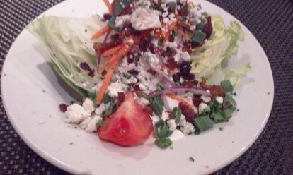 Wedge salad at Pappadeauxs $8
