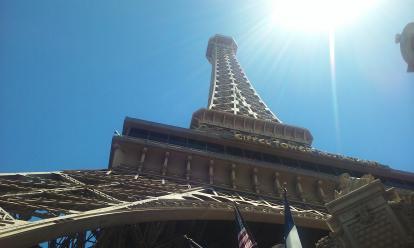 Eiffel tower at Paris Casino Las Vegas