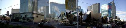 City Center Panoramic with a tower that is no longer there. Las Vegas