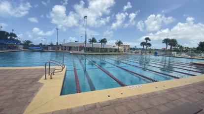 Founders Park Pool 25 yards by 50 yards