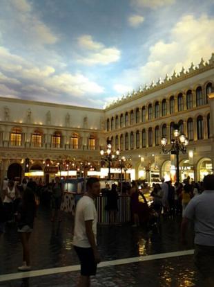 Venetian shops at Vegas