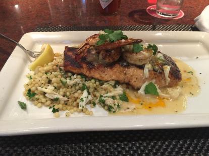 Moroccan Salmon at Pappadeux #food excellent