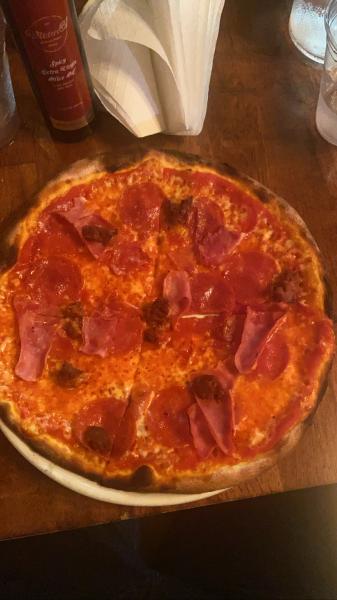 Mister 01 Meat Lovers pizza small $10 #food 2022