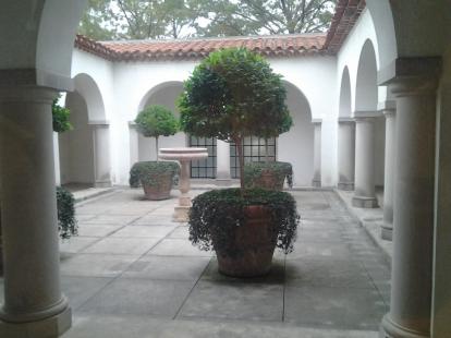 Courtyard replica at the Dallas Museum of Art