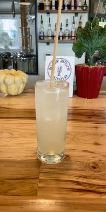 Dry Point Distillers Las Cruces New Mexico Gin Fizz - gin, lemon, syrup and  soda water $7