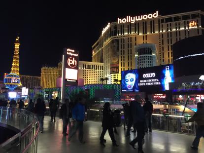 Las Vegas is doing well 2015 Planet Hollywood Paris. High traffic at Mandalay Bay and MGM