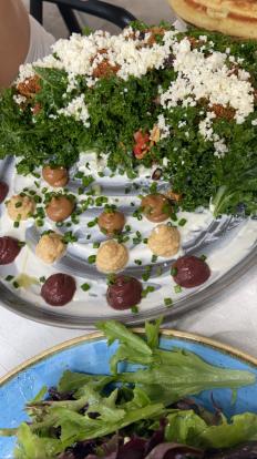 B Bistro Mediterranean Greek salad #food