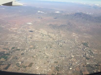From the air Las Cruces