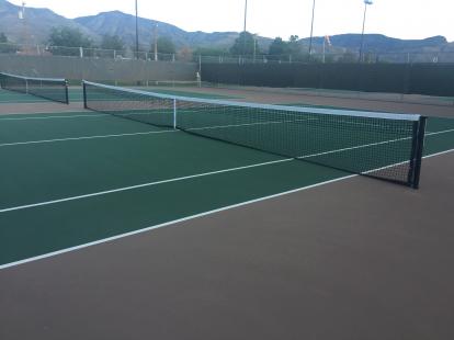 Public tennis courts on Oregon Avenue at Alomogordo 2019
