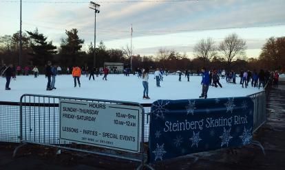 Steinberg Skating rink hours.