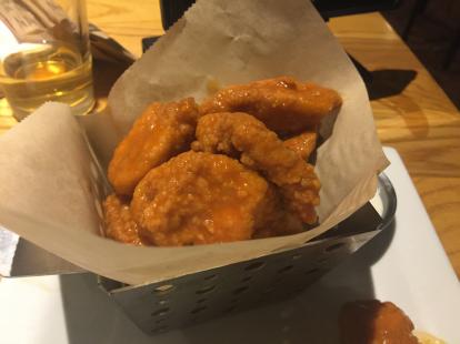 Boneless wings at Chilis $5 happy hour all day on Sunday