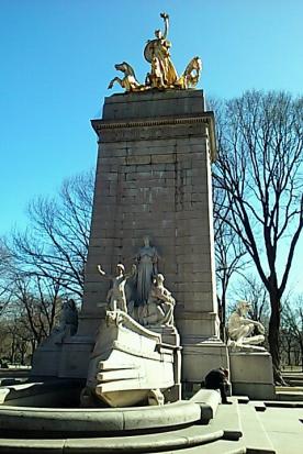 Memorial to those who perished on the Maine. Columbus Circle.