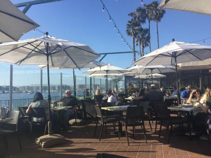 Whiskey Red's patio by the Marina Del Rey