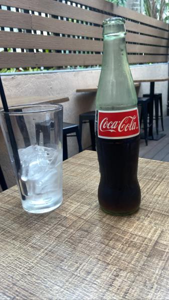 Coca Cola made with sugar cane at So Cal Cantina #food 2023