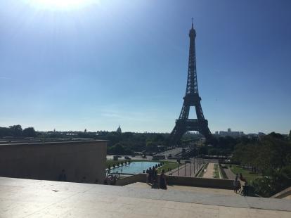 The Eiffel Tower from the Pallais de Chaillot