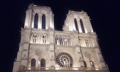 Notre Dame Paris at night