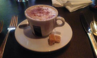 Cappuccino at Ardovino's Dessert Crossing 