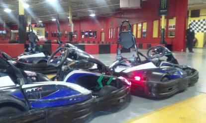 Zero to Sixty electric go karts in El Paso. $19 for one race. Lap times are available afte