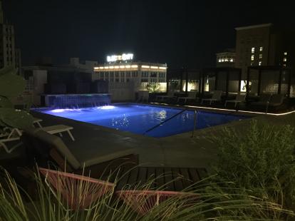  Hotel Indigo rooftop pool in Downtown El Paso
