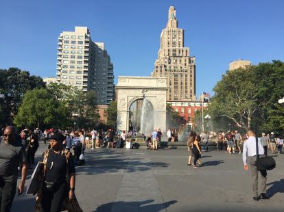 Washington Square Park Arch and Fountain