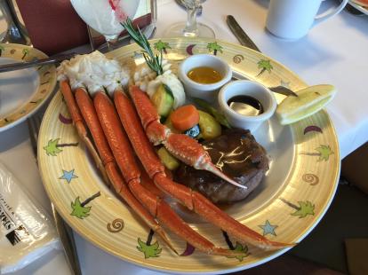 Star of Honolulu dinner cruise $120 4/5 stars. All you can eat crab legs.
