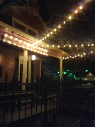 The patio at the Ginger Man. Dallas pub crawl.