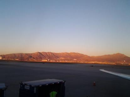 Franklin  Mountains  from the El  Paso  International  Airport